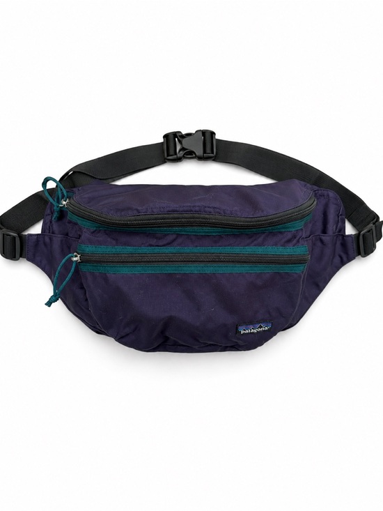 Patagonia Other - Patagonia Vintage 90s Hip Pack Waist Bag Purple Teal Large Fanny Pack USA Made